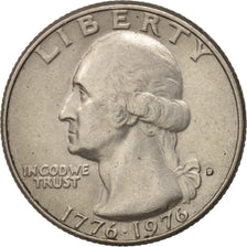 Coin, United States, Washington Quarter, Quarter, 1976, U.S. Mint, Denver