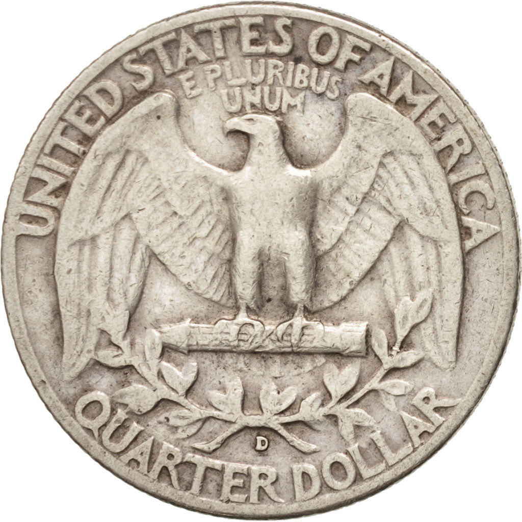 United States, Washington Quarter, 1956, Denver, EF(40-45), KM:164