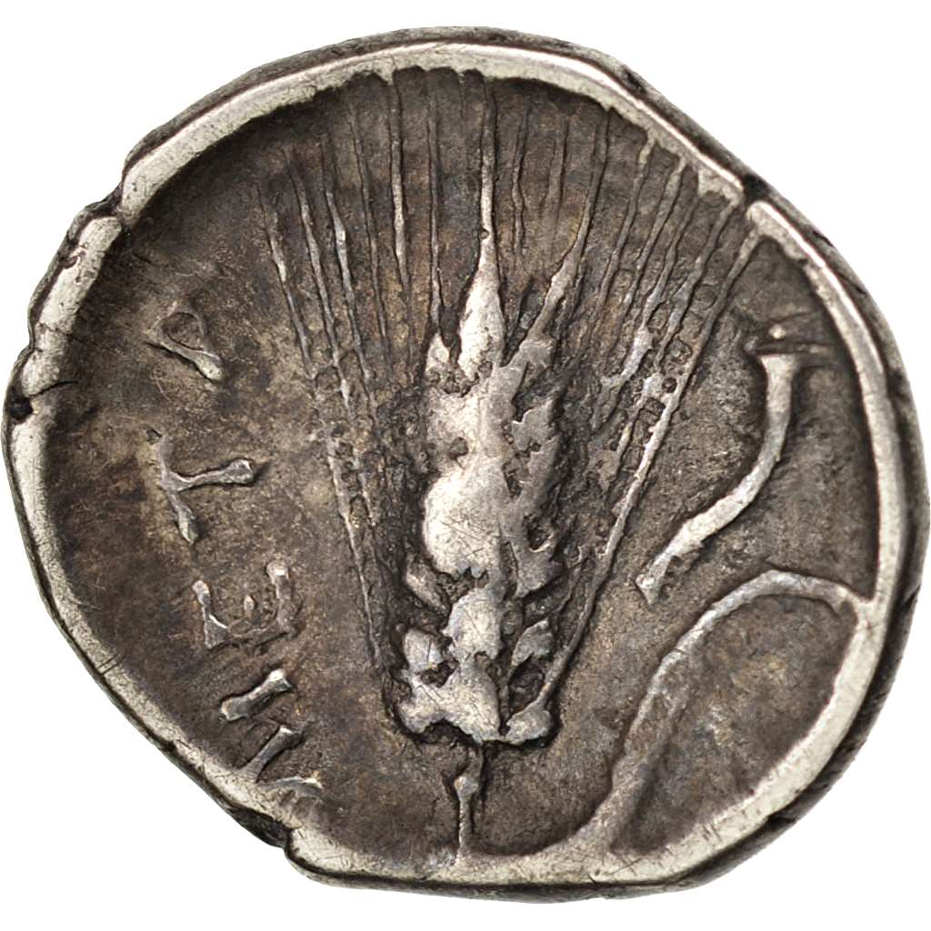 Coin, Lucania, Diobol, Metapontion, EF(40-45), Silver