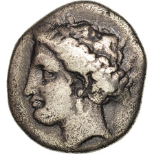 Coin, Euboia, Drachm, EF(40-45), Silver, BMC:38