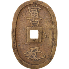 Japan, 100 Mon, Tempo Tsuho, Undated (1835-70), EF(40-45), Bronze, KM:7