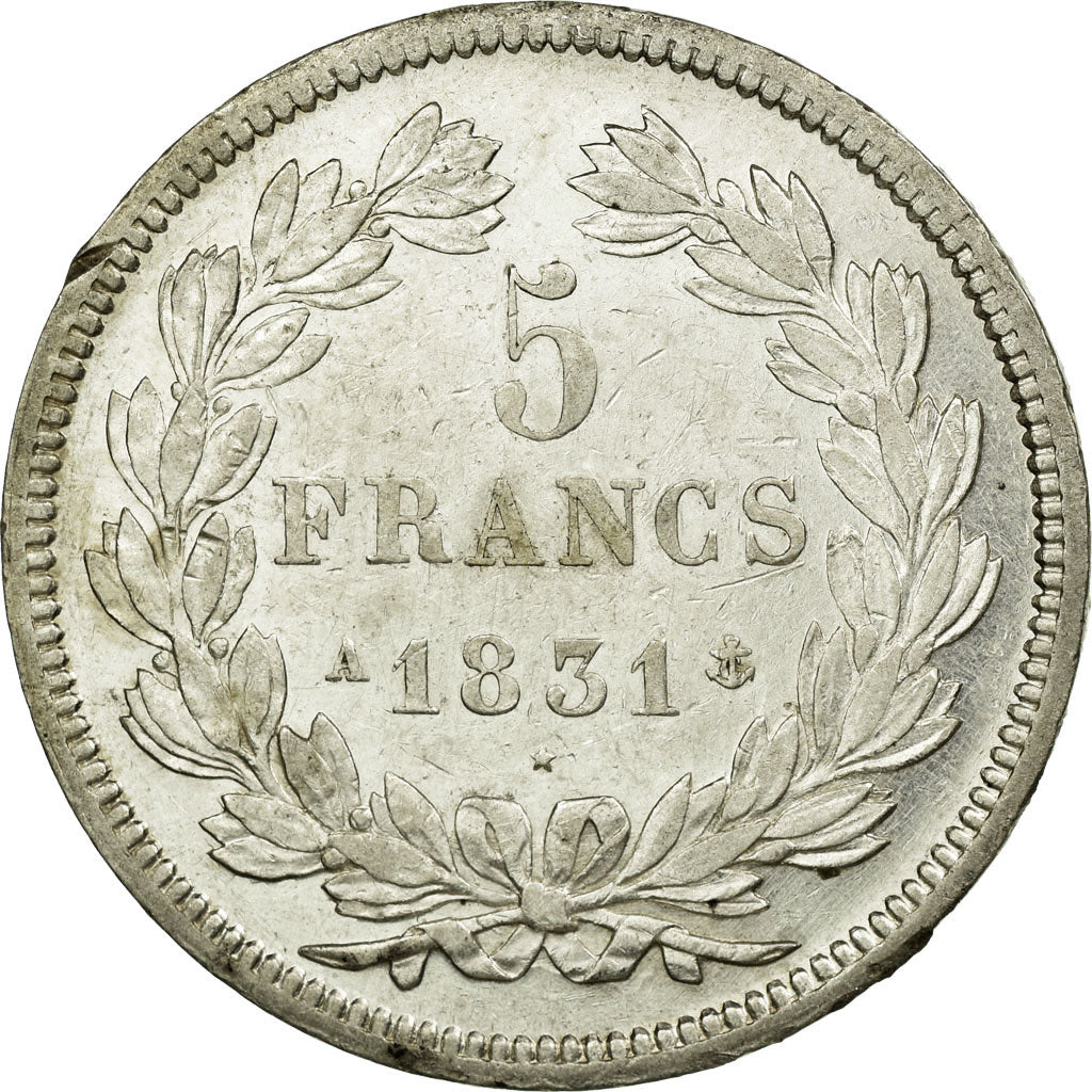 Monnaie, France, Louis-Philippe, 5 Francs, 1831, Paris, TB+, Argent