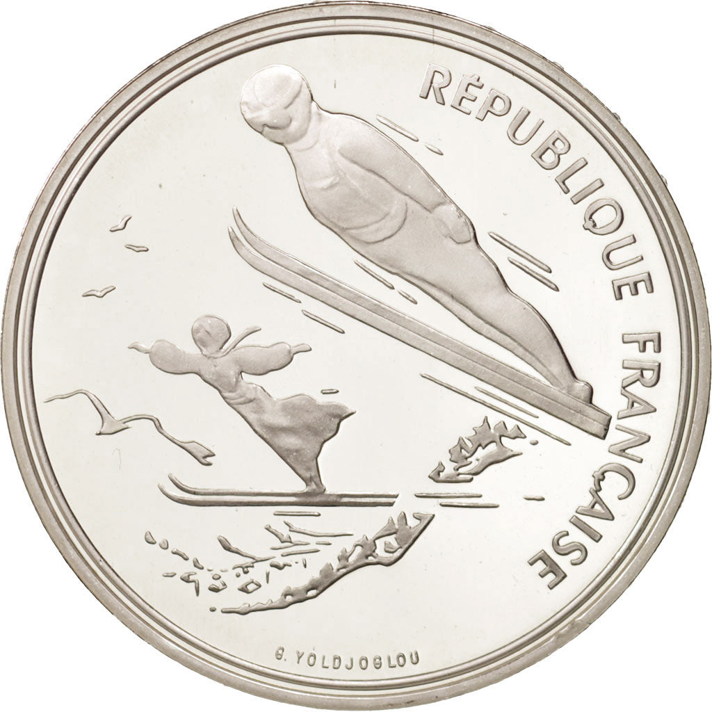 Moneda, Francia, 100 Francs, 1991, FDC, Plata, KM:995