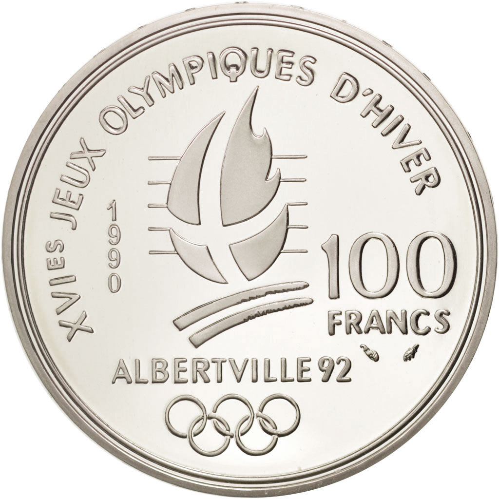 Moneta, Francia, 100 Francs, 1990, FDC, Argento, KM:981
