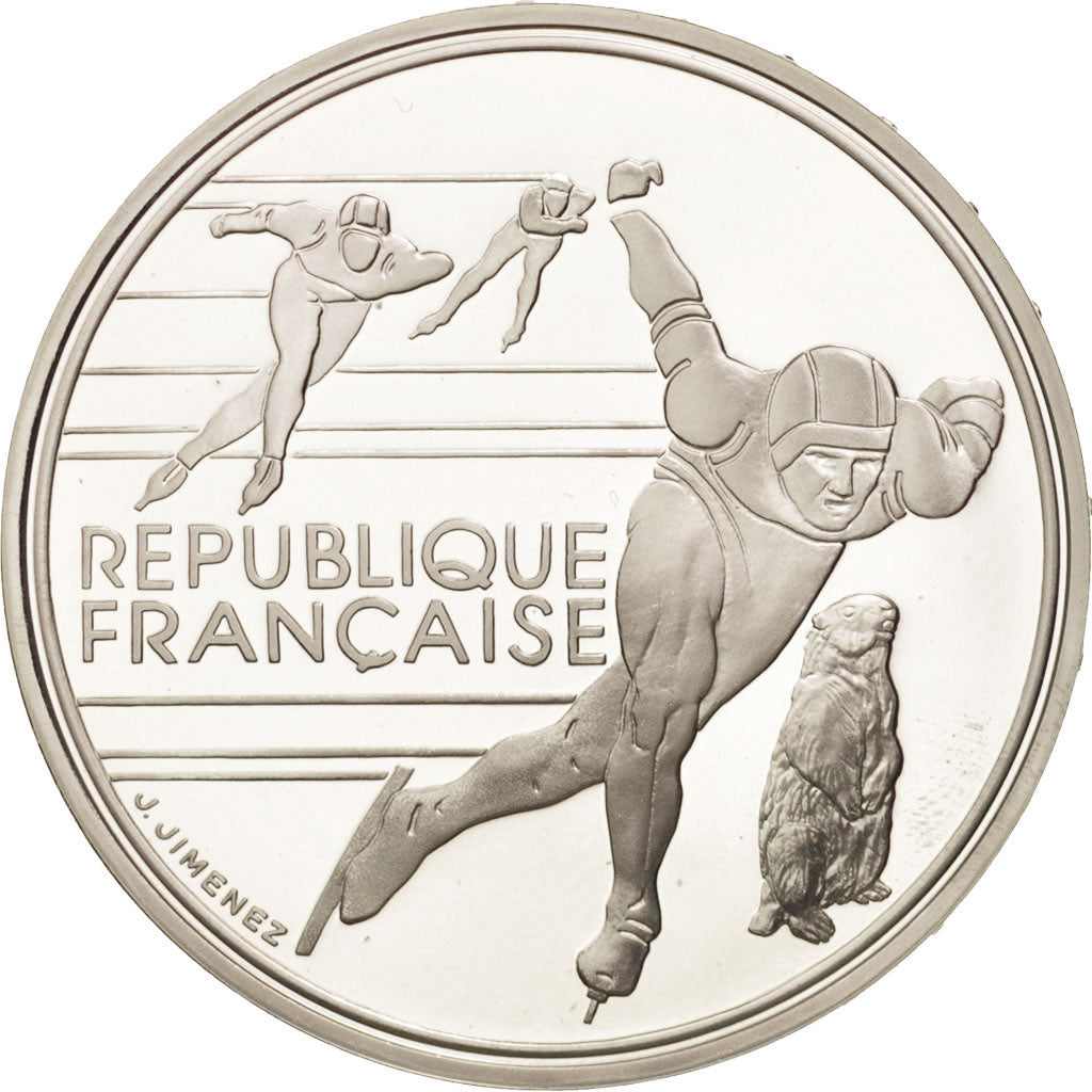 Moneta, Francia, 100 Francs, 1990, FDC, Argento, KM:980