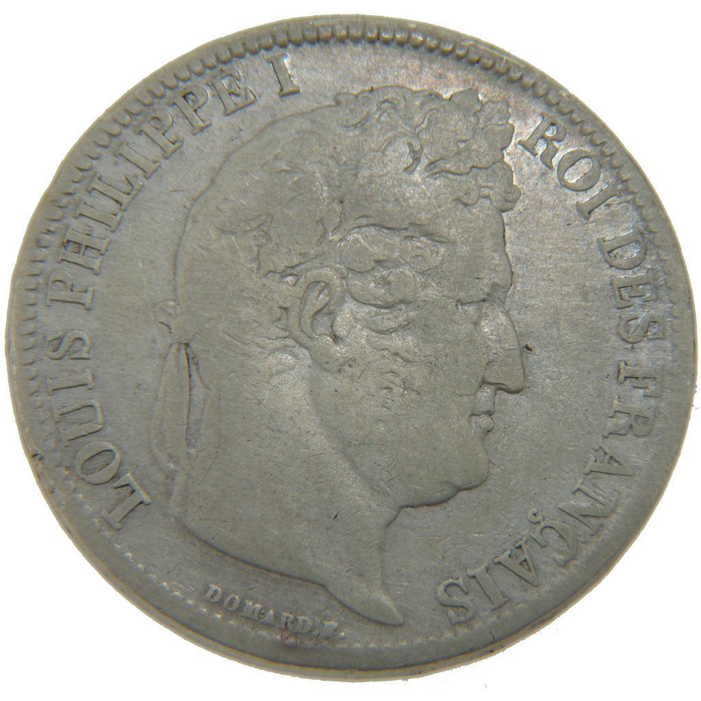 FRANCE, Louis-Philippe, 5 Francs, 1831, Rouen, KM #745.2, VF(20-25), Silver,...