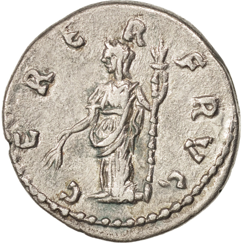 Coin, Septimius Severus, Denarius, Emesa, EF(40-45), Silver, RIC:370 var
