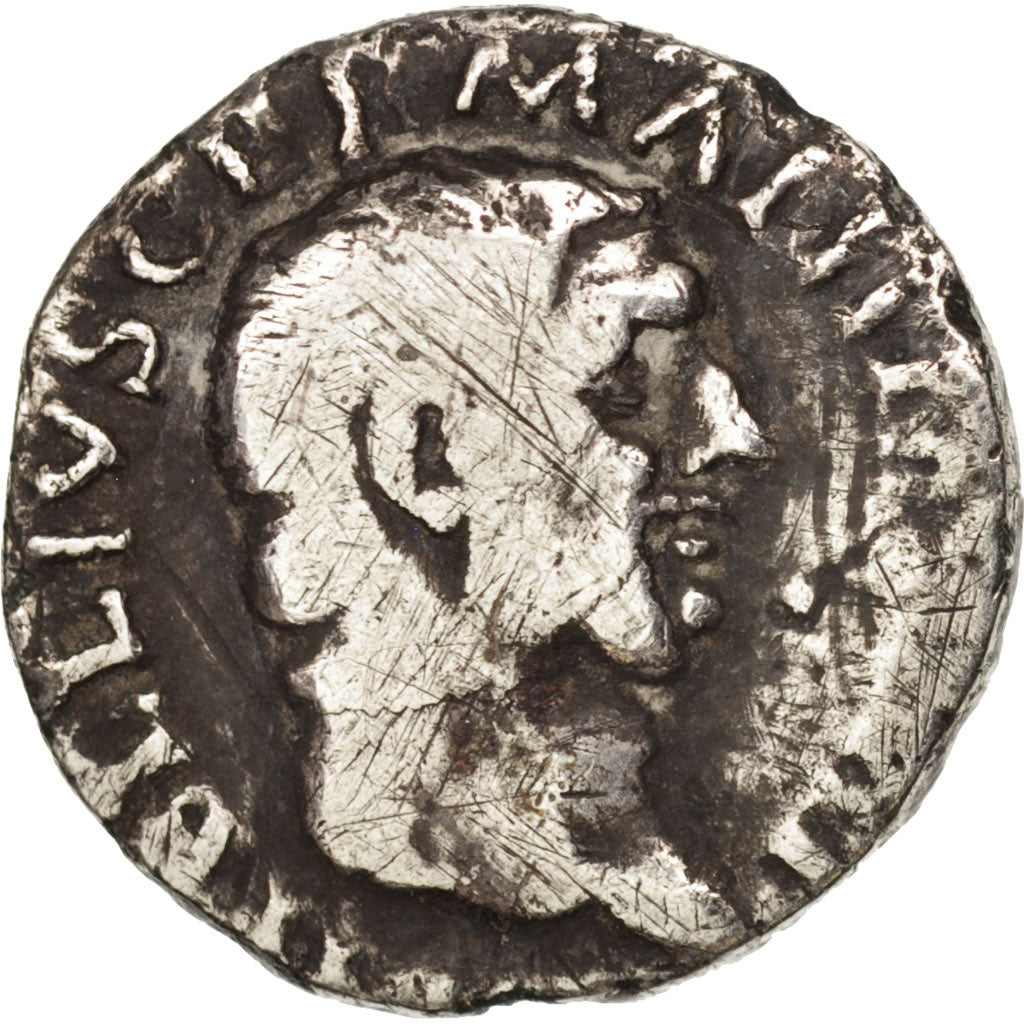 Vitellius, Denarius, Rome, F(12-15), Silver, RIC:73 var