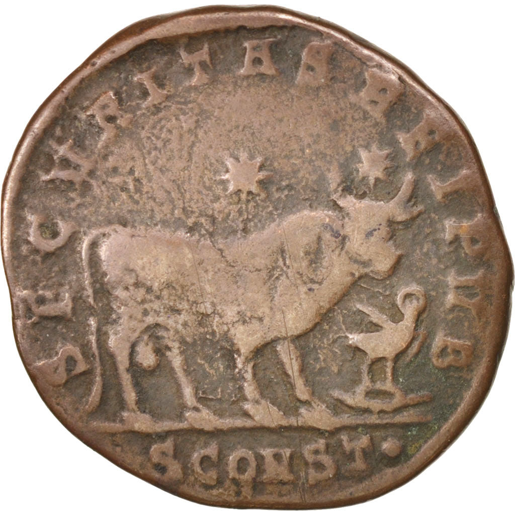 Julian II, Double Maiorina, Arles, VF(20-25), Bronze, RIC:318