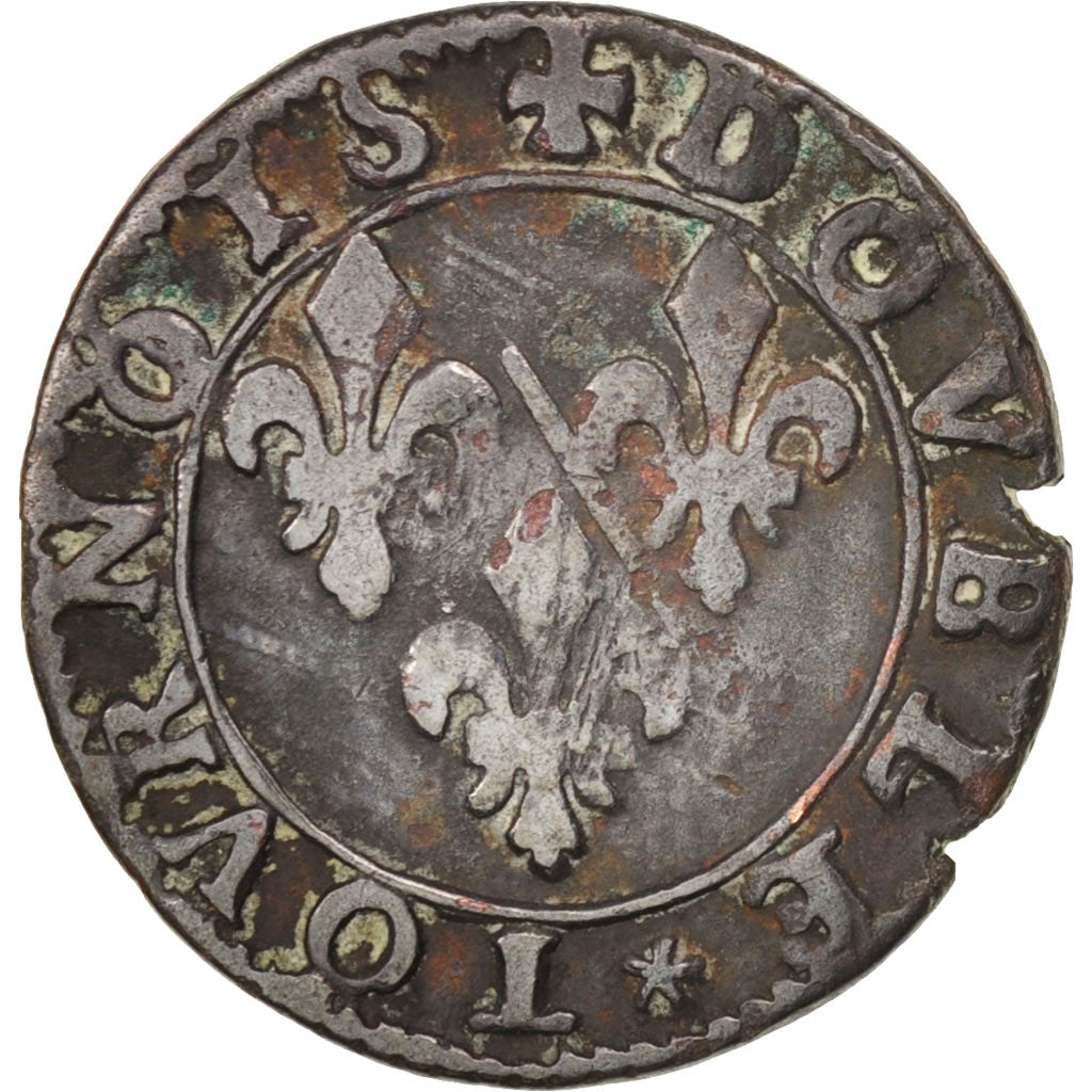 Coin, France, Double Tournois, Undated, VF(30-35), Copper, CGKL:662