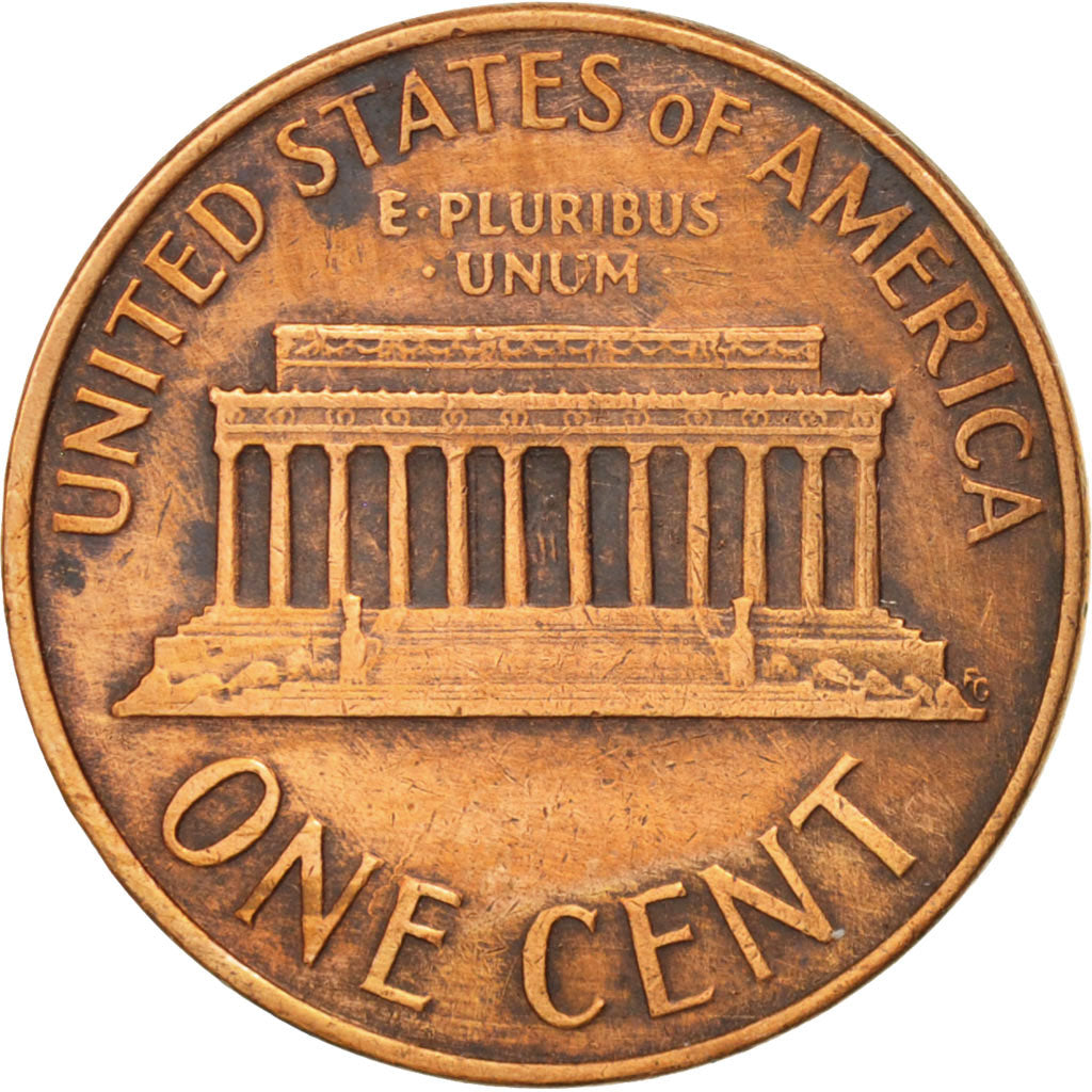 Coin, United States, Lincoln Cent, Cent, 1968, U.S. Mint, Denver, EF(40-45)