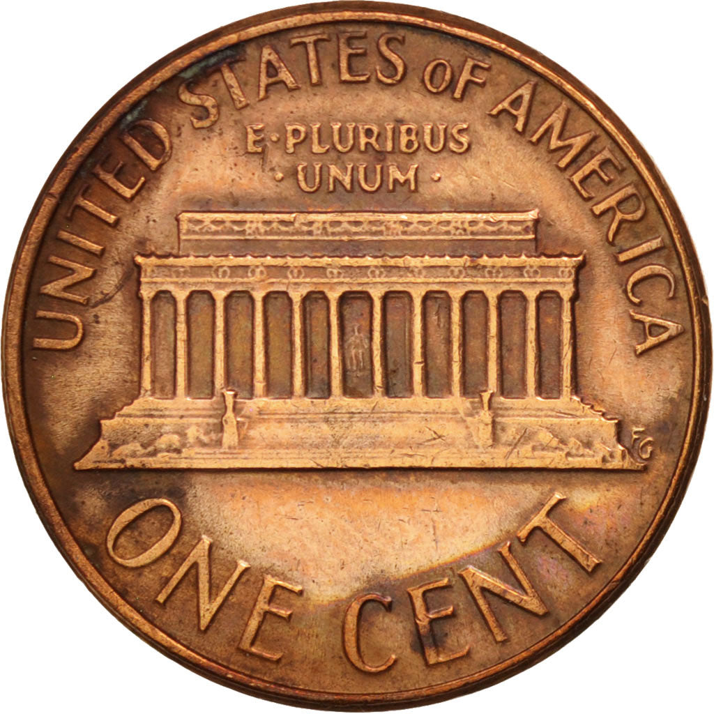 Coin, United States, Lincoln Cent, Cent, 1975, U.S. Mint, Philadelphia