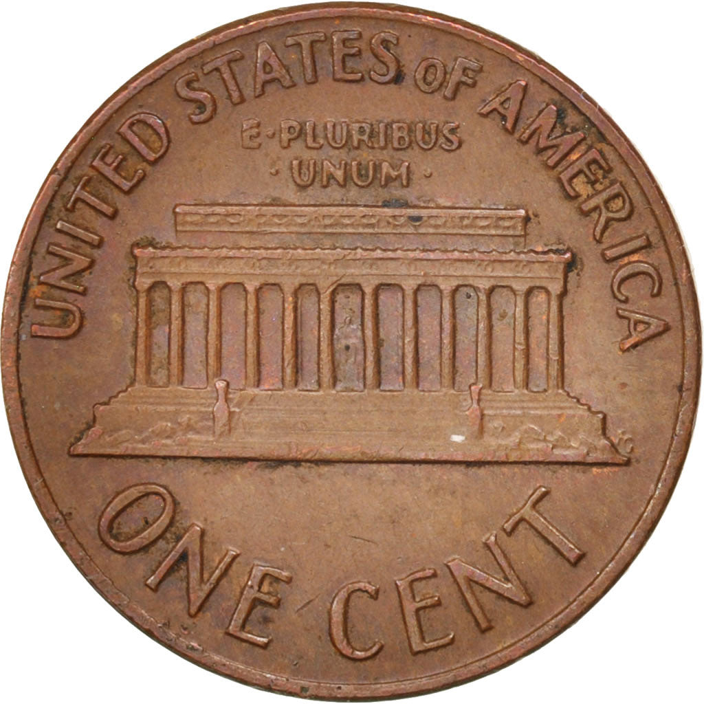 Coin, United States, Lincoln Cent, Cent, 1972, U.S. Mint, Denver, EF(40-45)