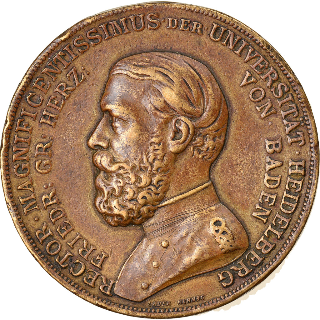 Germany, Medal, 500 Jahrige Feier, Der Stadt Heidelberg Wappen, 1886, EF(40-45)