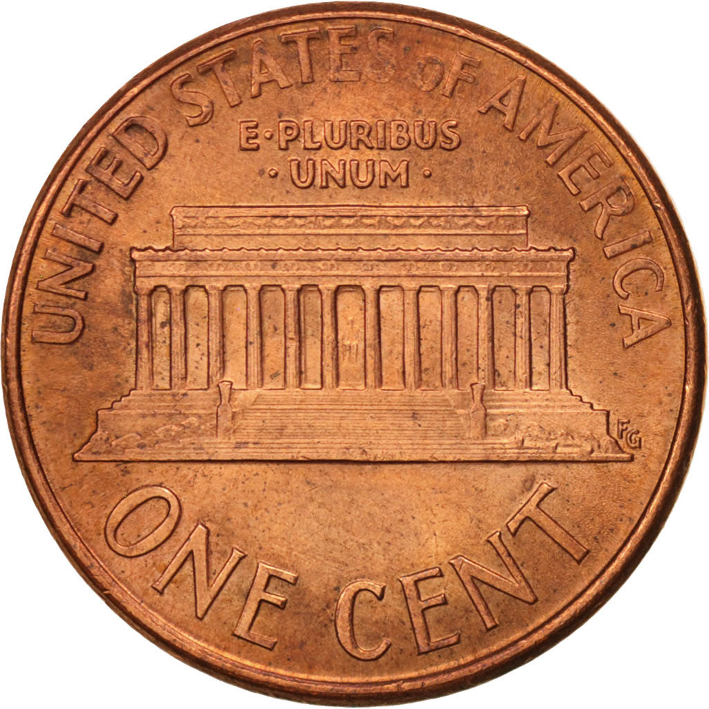 Coin, United States, Lincoln Cent, Cent, 1990, U.S. Mint, Denver, MS(60-62)
