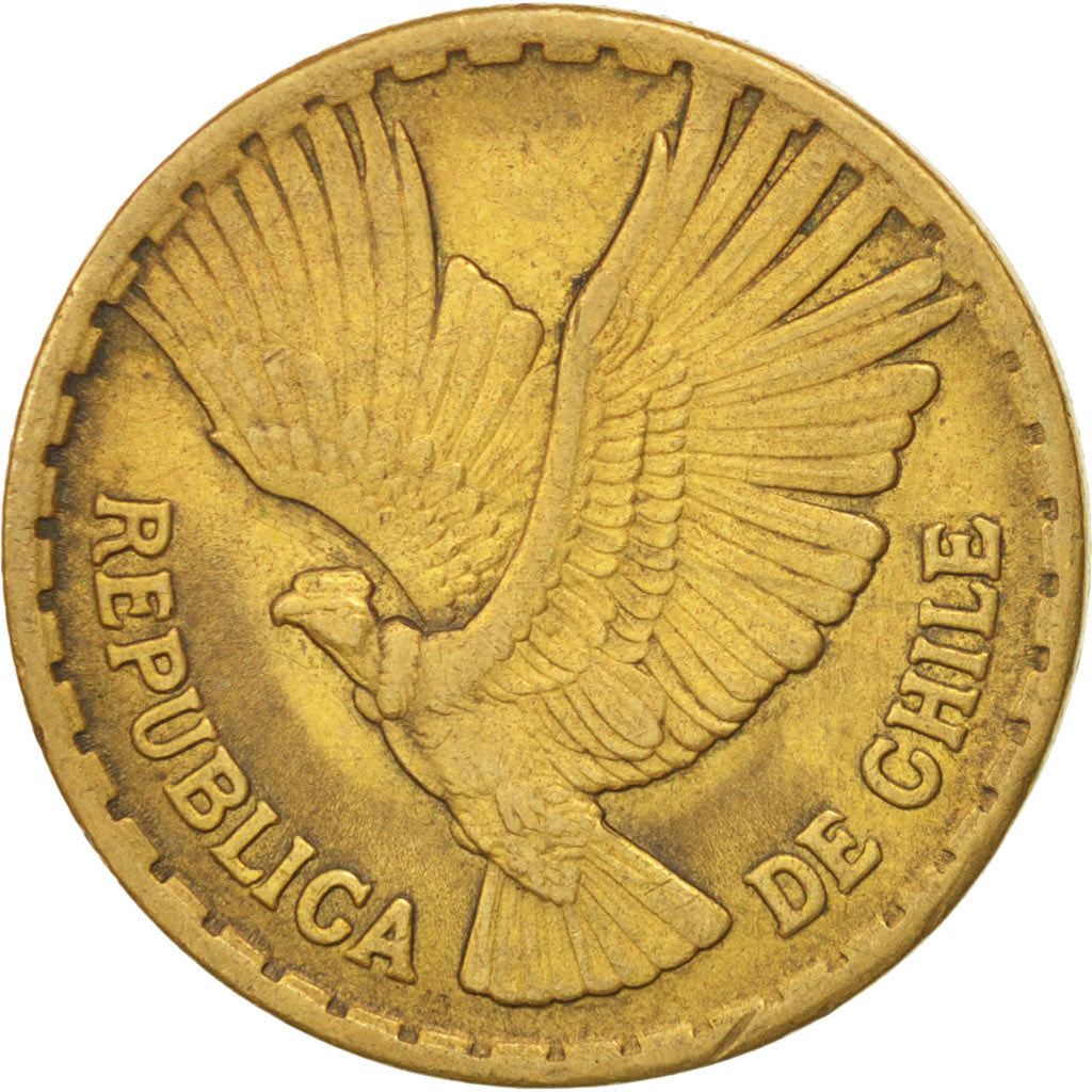 Chile, 5 Centesimos, 1966, EF(40-45), Aluminum-Bronze, KM:190