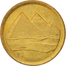 Egypt, 5 Piastres, 1984, MS(63), Aluminum-Bronze, KM:555.1