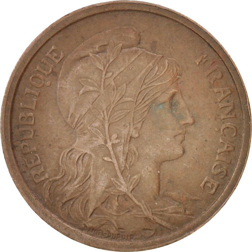 Coin, France, Dupuis, 2 Centimes, 1913, Paris, AU(50-53), Bronze, KM:841