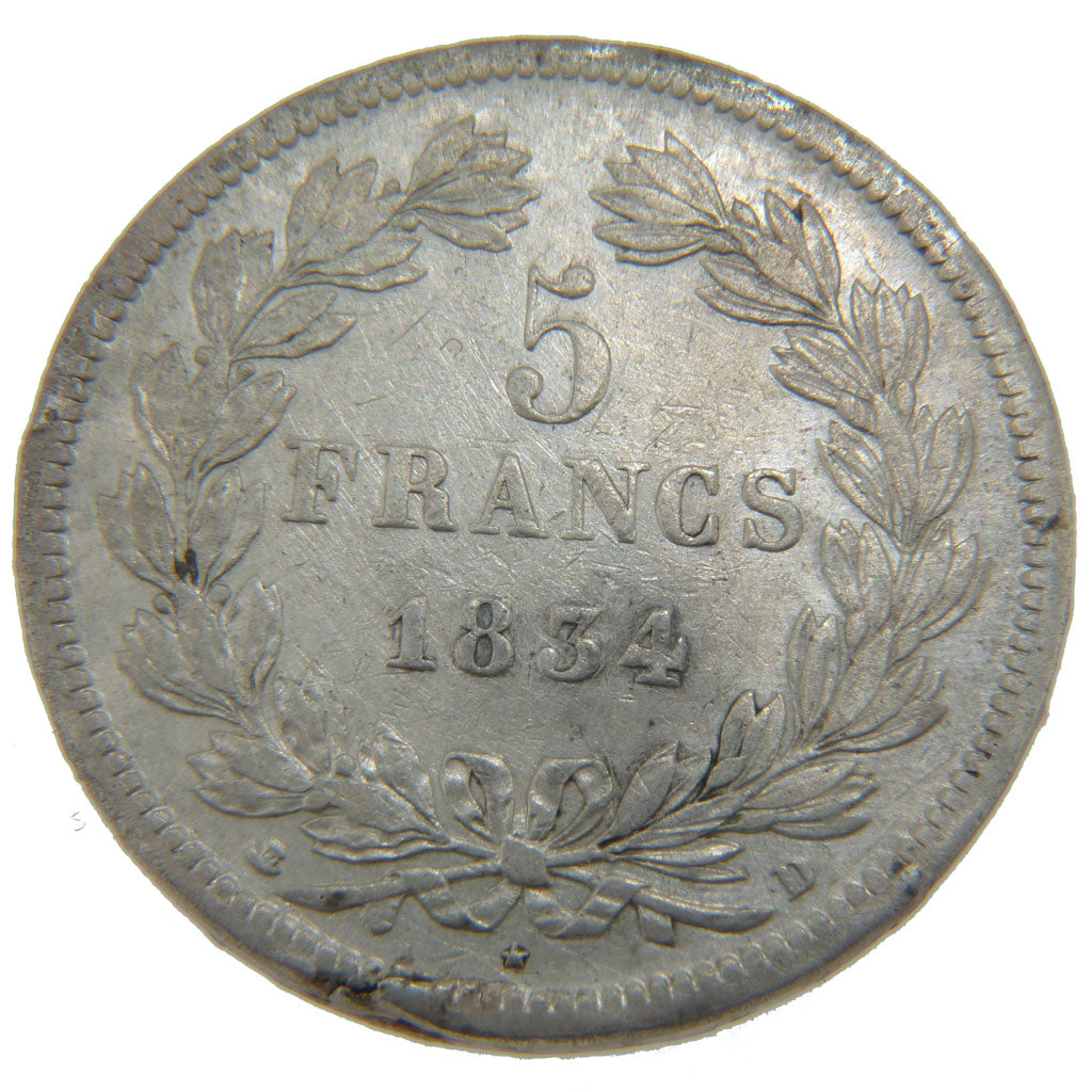 Louis Philippe Ier, 5 Francs Tête Laurée