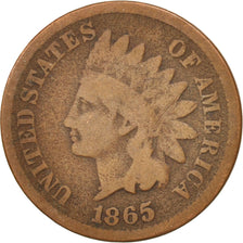 Coin, United States, Indian Head Cent, Cent, 1865, U.S. Mint, Philadelphia
