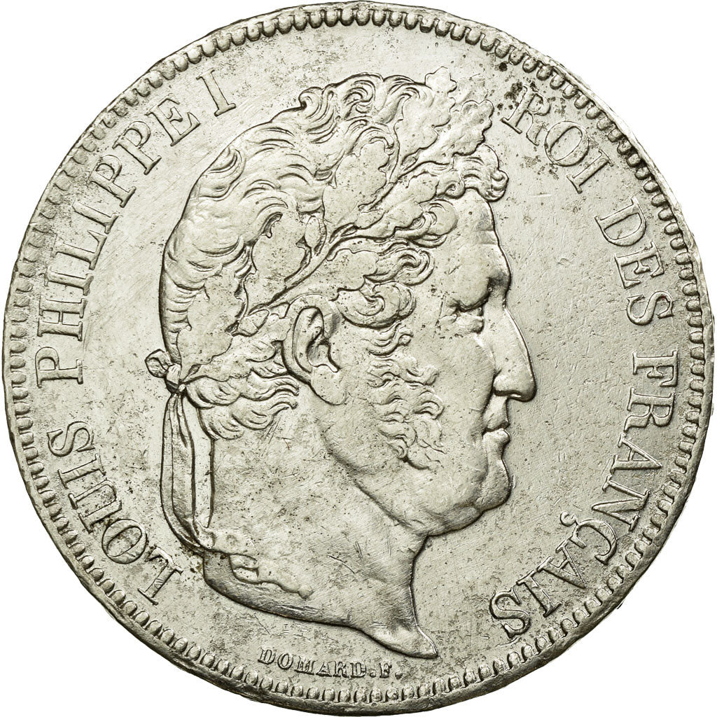 Coin, France, Louis-Philippe, 5 Francs, 1834, Nantes, VF(30-35), Silver