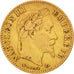 France, Napoleon III, 10 Francs, 1866, Strasbourg, EF(40-45), KM:800.2