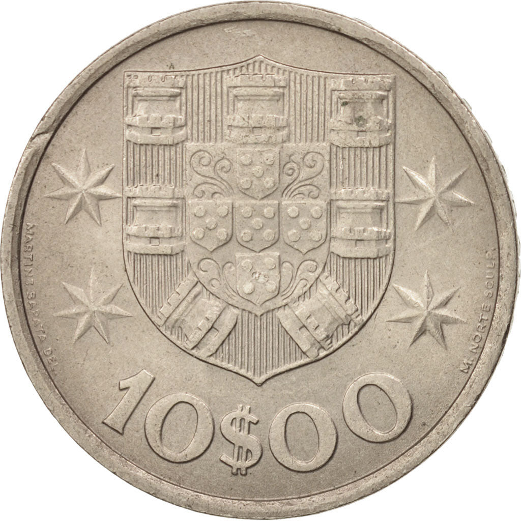 Portugal, 10 Escudos, 1974, SUP+, Copper-Nickel Clad Nickel, KM:600