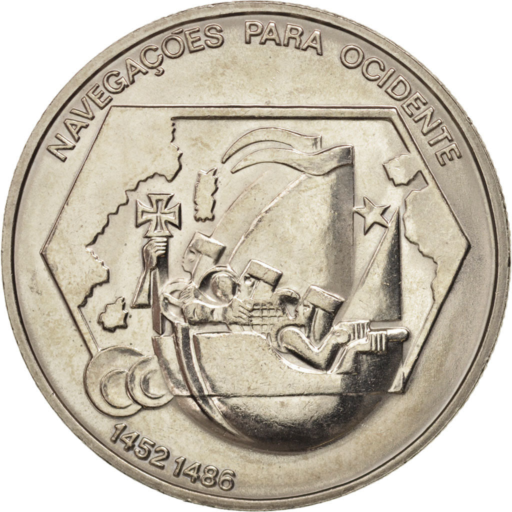 Coin, Portugal, 200 Escudos, 1991, MS(64), Copper-nickel, KM:659