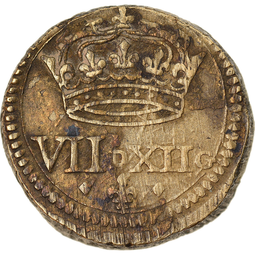 Moneta, Francia, Quart d'Ecu, Poids Monétaire, BB+, Ottone