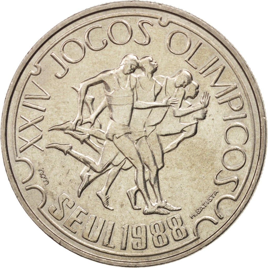 Coin, Portugal, 250 Escudos, 1988, MS(64), Copper-nickel, KM:643