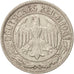 GERMANIA, REPUBBLICA DI WEIMAR, 50 Reichspfennig, 1931, Munich, BB+, Nichel,...