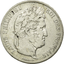 Coin, France, Louis-Philippe, 5 Francs, 1835, Rouen, VF(30-35), Silver