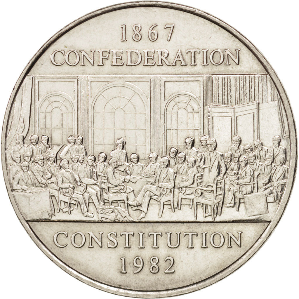 Canada, Elizabeth II, Dollar, 1982, Ottawa, AU(55-58), Nickel, KM:134