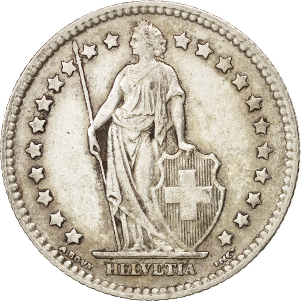 Coin, Switzerland, Franc, 1928, Bern, AU(50-53), Silver, KM:24