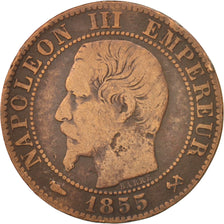 Coin, France, Napoleon III, Napoléon III, 5 Centimes, 1855, Rouen, VF(20-25)
