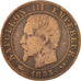 Coin, France, Napoleon III, Napoléon III, 5 Centimes, 1855, Rouen, VF(20-25)