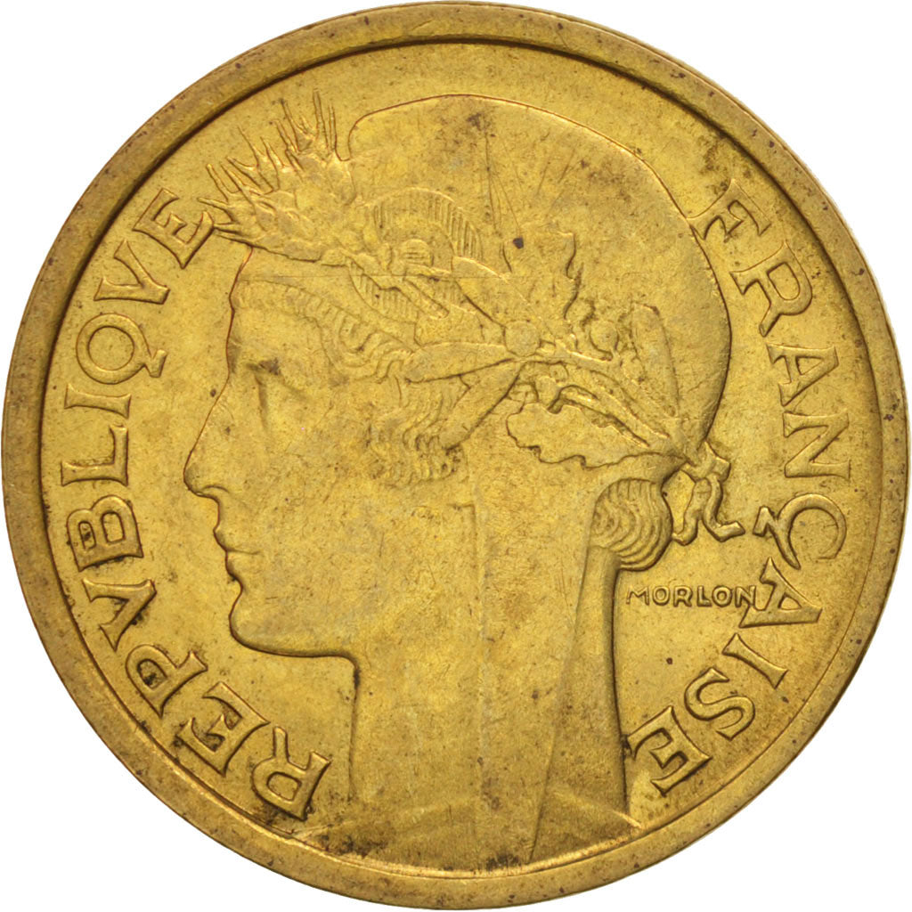France, Morlon, Franc, 1941, AU(55-58), Aluminum-Bronze, KM:885, Gadoury:470