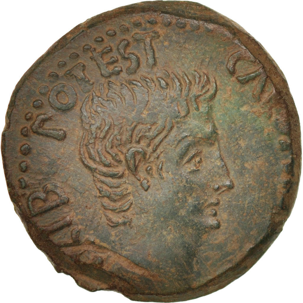 Augustus, As, Emerita, EF(40-45), Bronze, RIC:15a