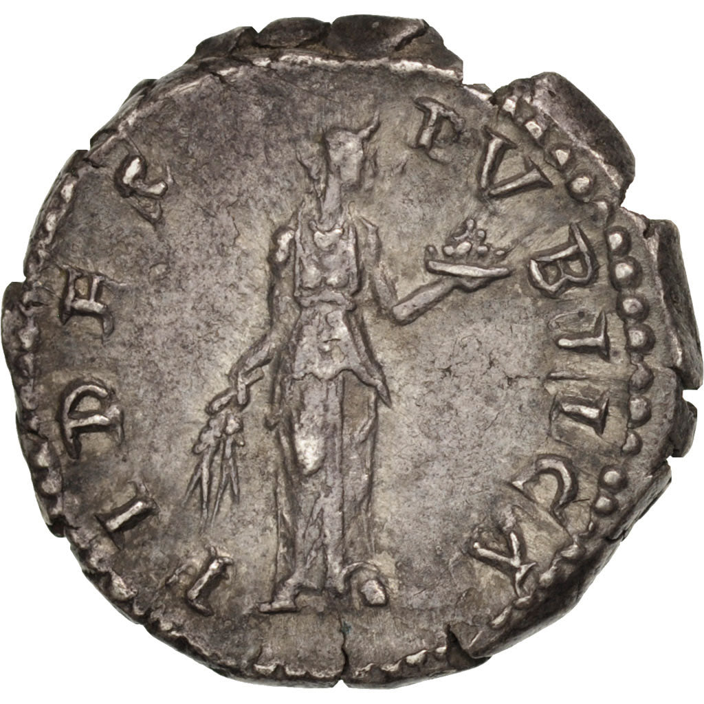 Coin, Hadrian, Denarius, Rome, AU(50-53), Silver, RIC:241A