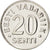 Coin, Estonia, 20 Senti, 2003, no mint, MS(65-70), Nickel plated steel, KM:23a