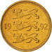 Monnaie, Estonia, 50 Senti, 1992, FDC, Aluminum-Bronze, KM:24