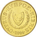 Coin, Cyprus, 5 Cents, 2004, MS(65-70), Nickel-brass, KM:55.3