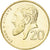 Coin, Cyprus, 20 Cents, 2004, MS(65-70), Nickel-brass, KM:62.2