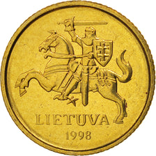 Lithuania, 10 Centu, 1998, MS(65-70), Nickel-brass, KM:106