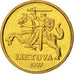 Coin, Lithuania, 20 Centu, 1997, MS(65-70), Nickel-brass, KM:107