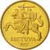 Coin, Lithuania, 50 Centu, 1991, MS(64), Nickel-brass, KM:108