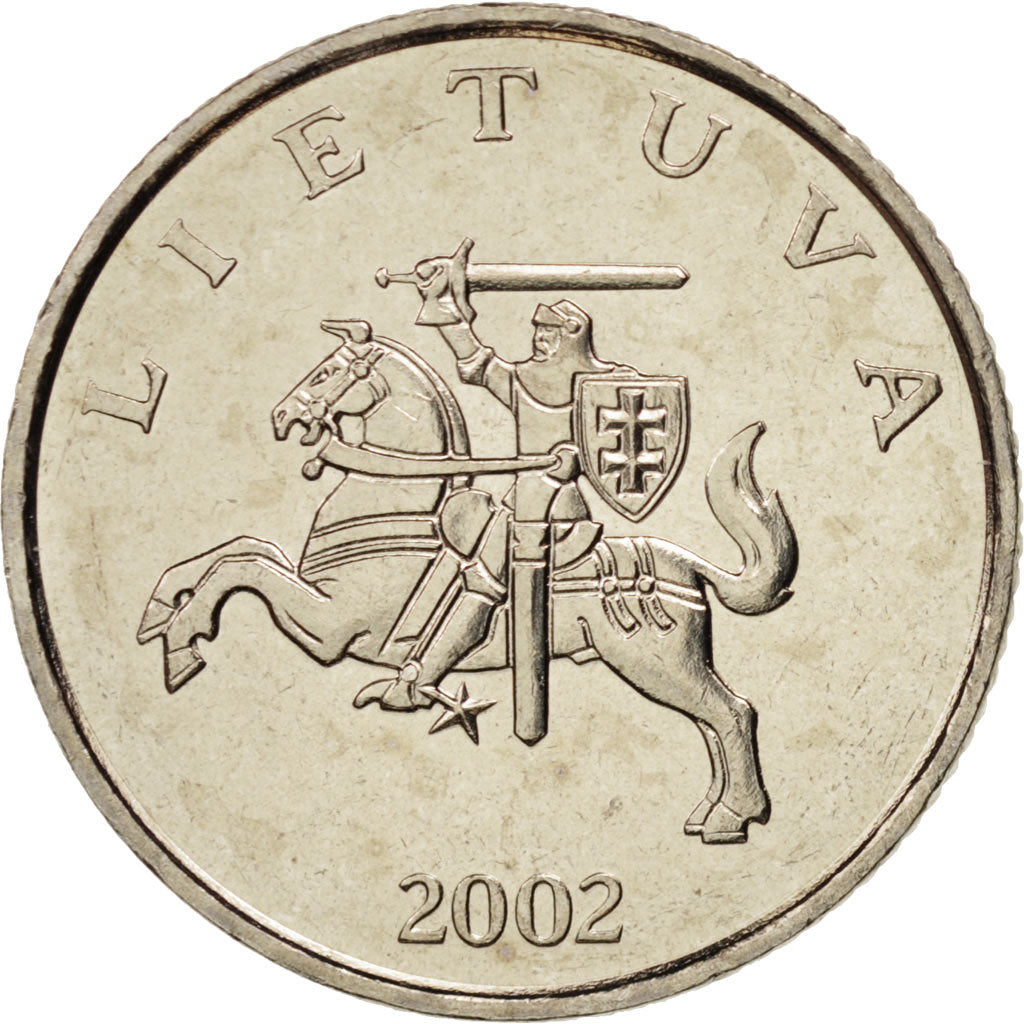 Coin, Lithuania, Litas, 2002, MS(65-70), Copper-nickel, KM:111
