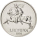 Moneda, Lituania, 5 Centai, 1991, FDC, Aluminio, KM:87