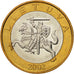 Lithuania, 2 Litai, 2002, MS(65-70), Bi-Metallic, KM:112