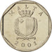 Malta, 5 Cents, 2001, MS(65-70), Copper-nickel, KM:95